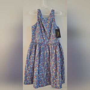 Youth Girls Floral Print Dress